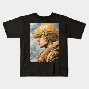 Saga of the Norse: Viking Exploration, Epic Tales, and Anime-Manga Heritage in Vinland Saga Art Kids T-Shirt